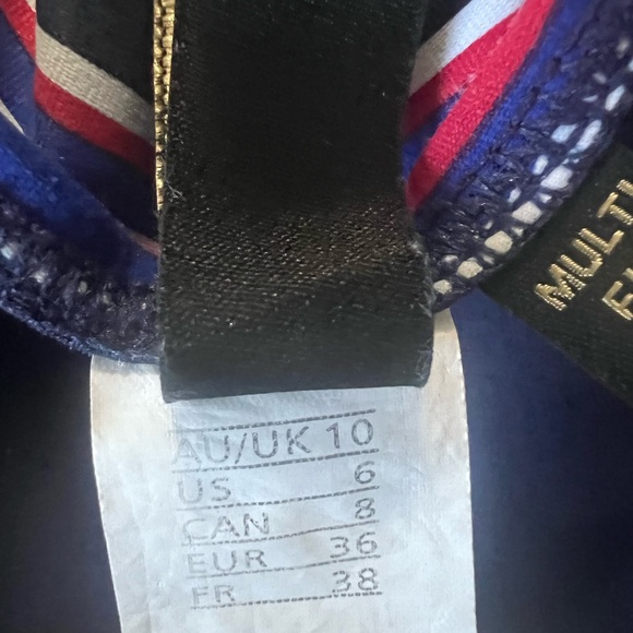 Niptuck Swim navy blue & red one piece with adjustable straps & padding. Size 6 - Picture 14 of 16